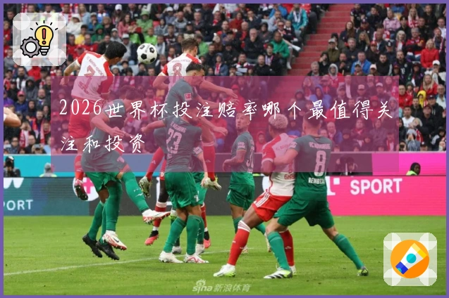 2026世界杯投注赔率哪个最值得关注和投资